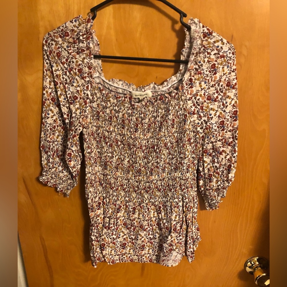 Multicolored Floral Blouse